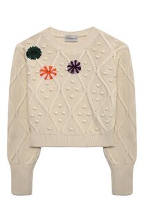 Хлопковый пуловер Moncler