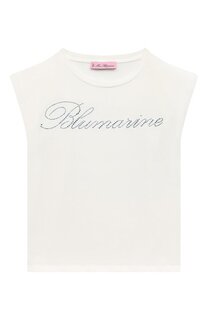 Хлопковая футболка Blumarine