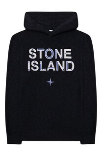 Худи из шерсти и хлопка Stone Island