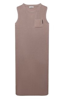 Хлопковое платье Brunello Cucinelli