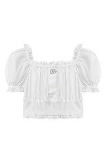 Хлопковая блузка Dolce & Gabbana