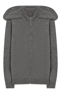 Кашемировый кардиган на молнии с капюшоном Giorgetti Cashmere