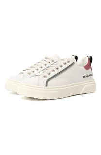 Кожаные кеды Dsquared2