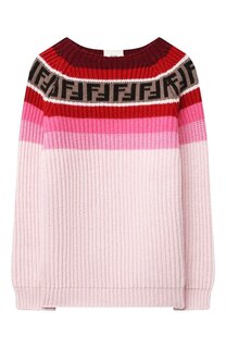 Пуловер из шерсти и вискозы Fendi
