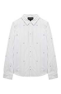 Хлопковая рубашка Emporio Armani
