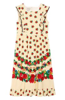 Хлопковое платье Gucci