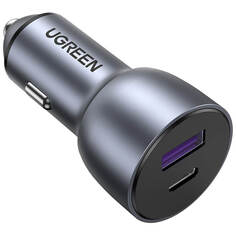 Автомобильное зарядное устройство Ugreen USB-A/USB-C (60980)