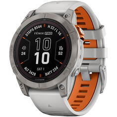 Смарт-часы Garmin Fenix 7X Pro Sapphire Solar Titanium/Fog Gray (010-02778-15)