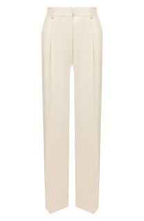 Брюки из шелка и кашемира The Row