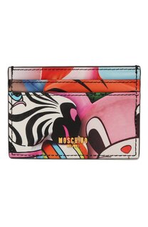 Кожаный футляр для кредитных карт Moschino