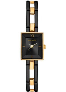 fashion наручные женские часы Anne Klein 3945BKTT. Коллекция Metals