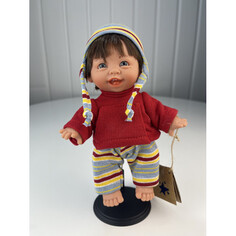 Куклы и одежда для кукол Lamagik S.L. Кукла Джестито Инфант в красной кофте смеется 18 см