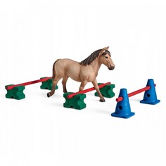 Игровые наборы Schleich Пони проходит трассу в слаломе