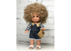 Куклы и одежда для кукол Lamagik S.L. Кукла Бетти в комбинезоне с кудрявыми волосами 30 см