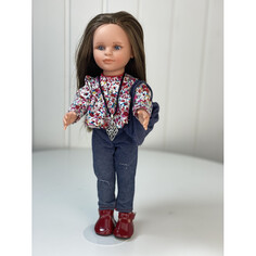 Куклы и одежда для кукол Lamagik S.L. Кукла Нина брюнетка в джинсах 33 см