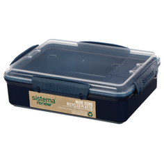 Контейнеры для еды Sistema Контейнер с разделителем Renew 975 мл
