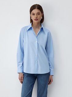 Хлопковая рубашка с перламутровыми пуговицами Charuel