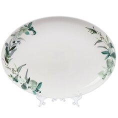 Блюдо стеклокерамика, овальное, 30.2 см, Эвкалипт, Daniks, LHYP-120
