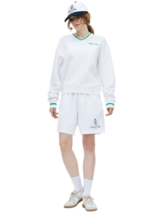 Свитшот Serif с V-вырезом Sporty & Rich