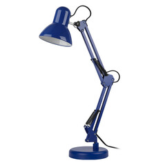 Настольные лампы для рабочего стола лампа настольная ЭРА E27 40Вт синяя ERA