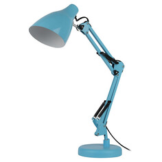 Настольные лампы для рабочего стола лампа настольная ЭРА E27 40Вт голубая ERA