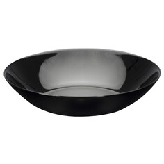 Тарелки тарелка LUMINARC Лили черный 20см суповая глубокая стекло