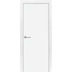 Дверь межкомнатная глухая без замка и петель в комплекте 90x200 см финиш-бумага цвет белый Принцип