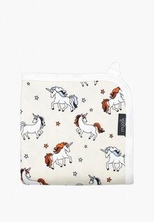 Плед Mjolk 80x80, детский, двусторонний, Единороги