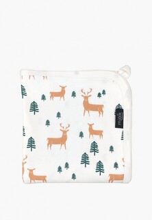 Плед Mjolk детский двусторонний Олени в лесу, 80х80