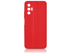 Чехол DF для Tecno Pova 3 Silicone Red tCase-09