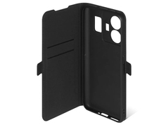 Чехол DF для Realme GT Neo 5 5G / GT3 Black rmFlip-43