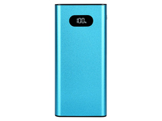 Внешний аккумулятор TFN Power Bank Blaze LCD PD 22.5W 20000mAh Light Blue TFN-PB-270-LB