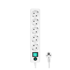 Сетевой фильтр Гарнизон 5 Sockets 0.5m EHLW-4