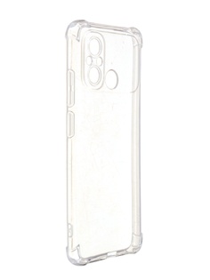 Чехол iBox для Poco C55 Crystal с усиленными углами Silicone Transparent УТ000036700