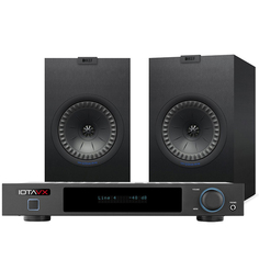 C полочной акустикой IOTAVX IOTAVX NP3 + KEF Q350 Satin Black