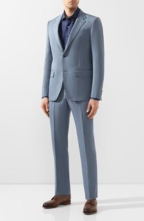 Костюм из смеси шерсти и льна Ermenegildo Zegna