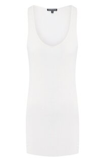 Платье из смеси вискозы и льна Ann Demeulemeester