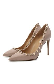 Кожаные туфли Rockstud Valentino