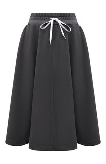Хлопковая юбка Miu Miu
