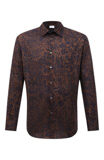 Хлопковая рубашка Brioni
