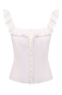 Хлопковый топ Saint Laurent