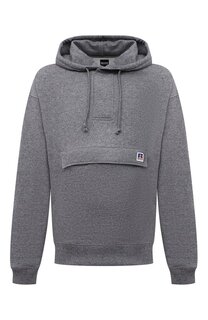 Худи из шерсти и хлопка BOSS