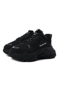 Комбинированные кроссовки Triple S Balenciaga