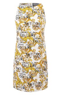 Хлопковое платье Versace Jeans Couture