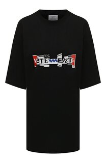 Хлопковая футболка VETEMENTS