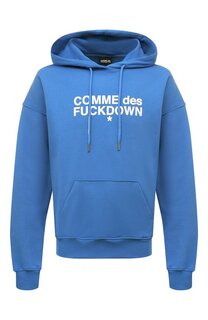 Хлопковое худи Comme des Fuckdown