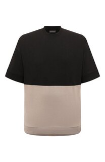 Хлопковая футболка Emporio Armani