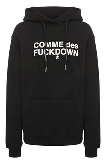 Хлопковое худи Comme des Fuckdown