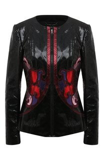 Куртка из кожи питона Gucci