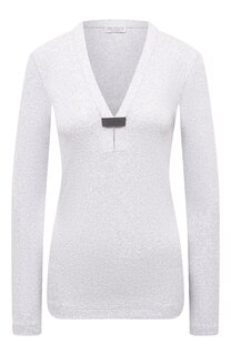 Хлопковый пуловер Brunello Cucinelli